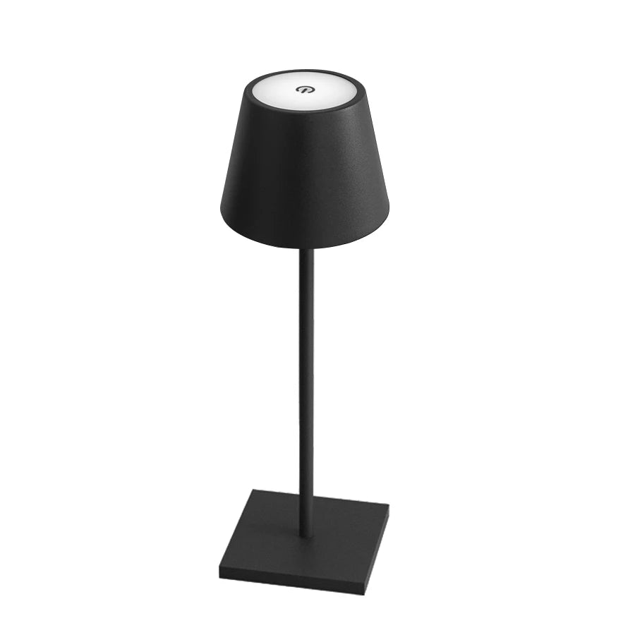 Rechargeable LED Table Lamp Touch Switch 3 Levels Dimmable Desk Lights Bar Club
