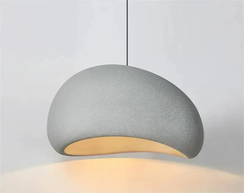 Nordic Wabi Sabi Ceiling Chandelier Modern E27 LED Dining Table Pendant Lights