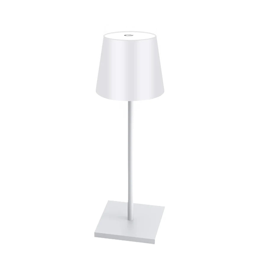 Rechargeable LED Table Lamp Touch Switch 3 Levels Dimmable Desk Lights Bar Club