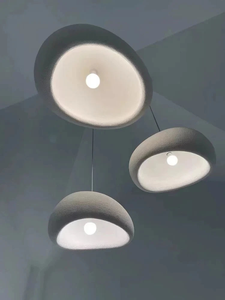 Nordic Wabi Sabi Ceiling Chandelier Modern E27 LED Dining Table Pendant Lights